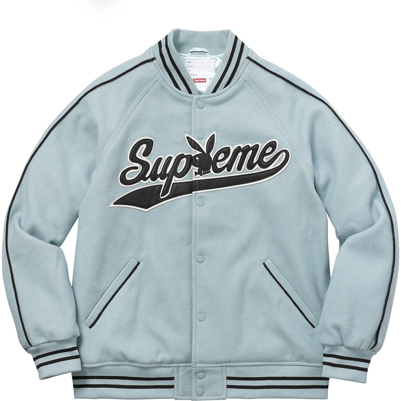 Supreme®/Playboy© Wool Varsity Jacket view 22